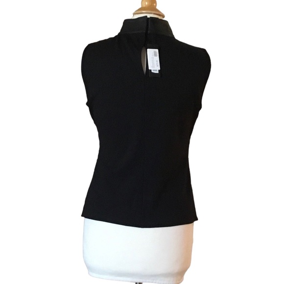 AS by DF Krista Leather Mesh Sleeveless Top - Picture 4 of 10